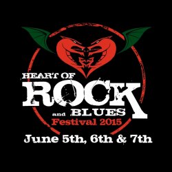 Heart of Rock and blues festival logo