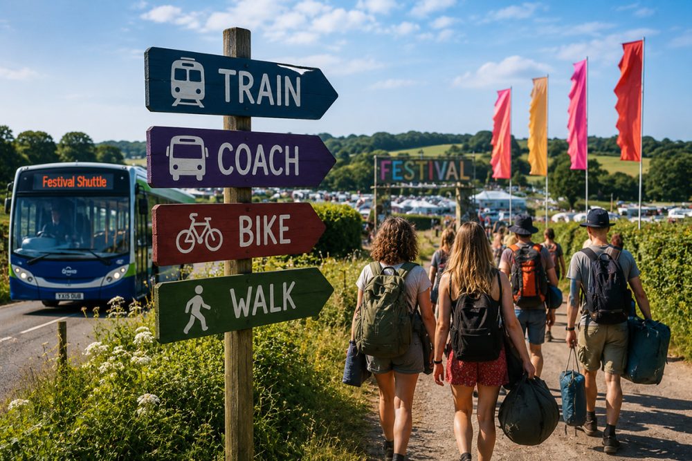 How to Get to a UK Festival Without a Car