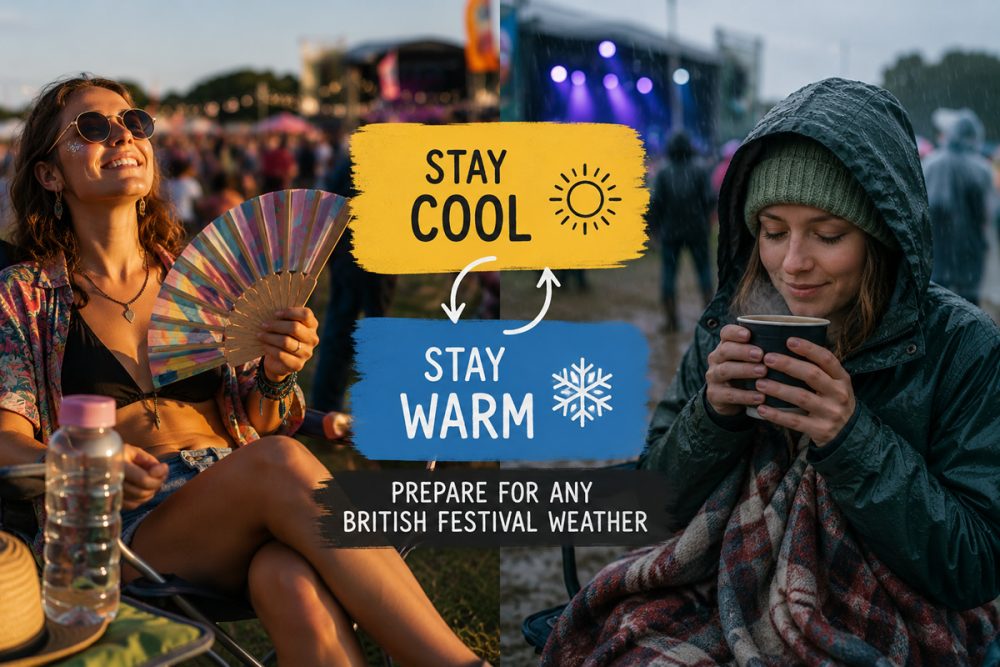 How to Stay Cool and How to Stay Warm at a British Festival