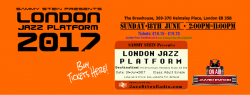 The London Jazz Platform