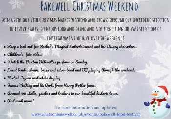 Bakewell Christmas Weekend